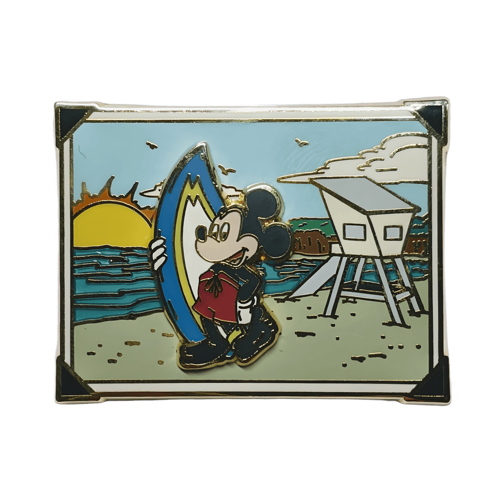 Mickey Mouse Surfer Disney pin