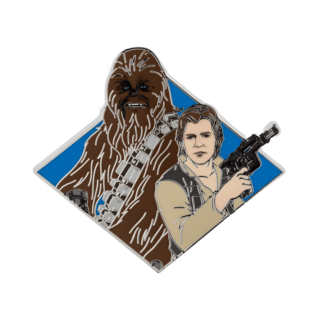 Chewbacca and Han Solo Disney pin