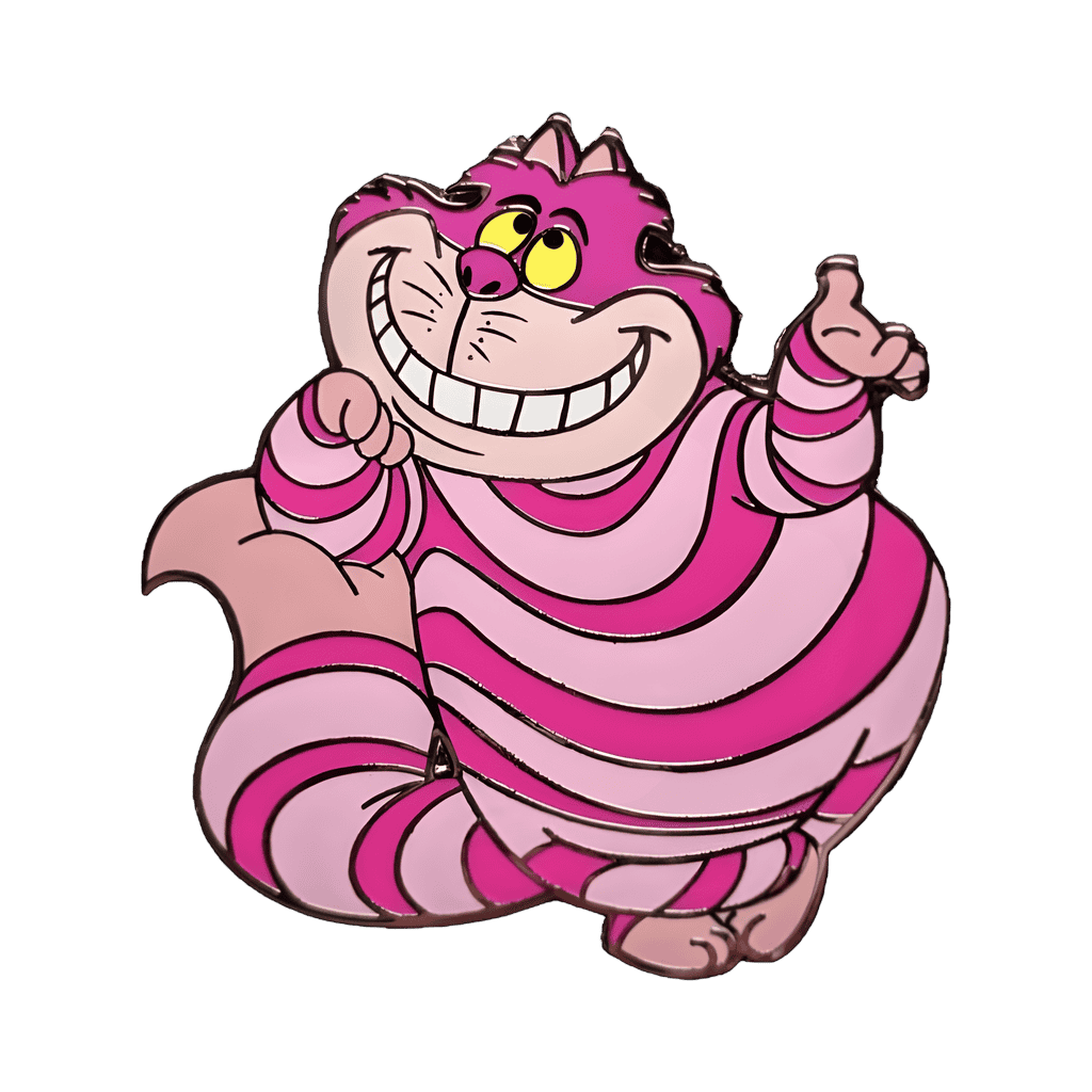 Cheshire Cat Leaning On Tail Disney pin