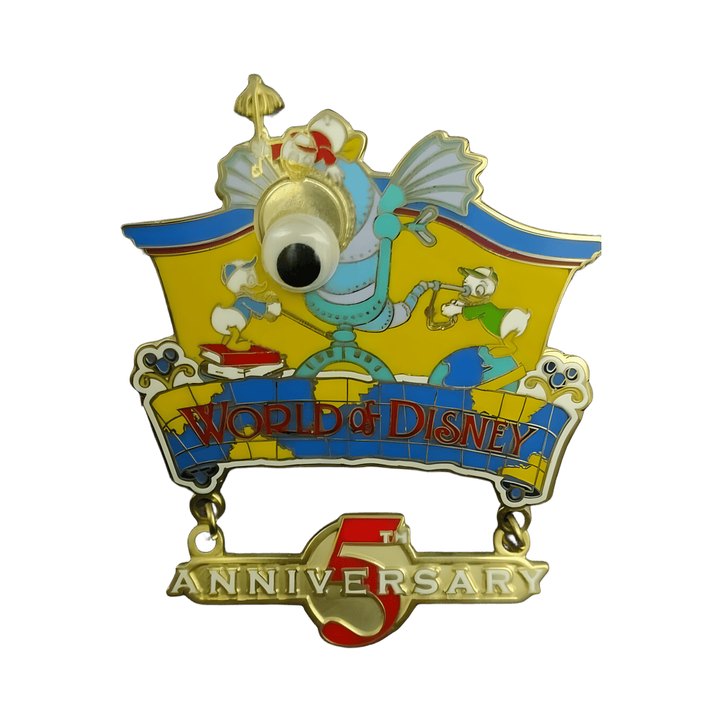 World of Disney 5th Anniversary Disney pin
