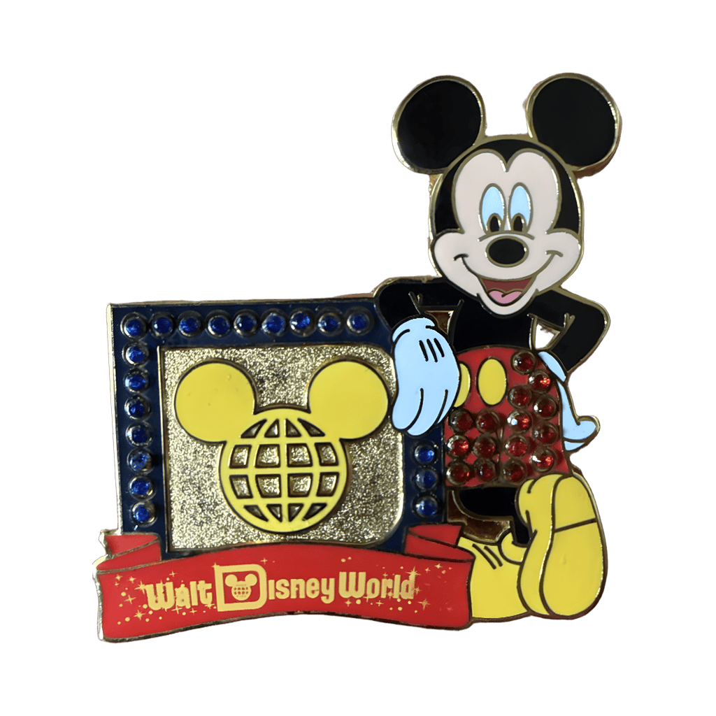 Mickey WDW Red Jeweled Shorts Disney pin
