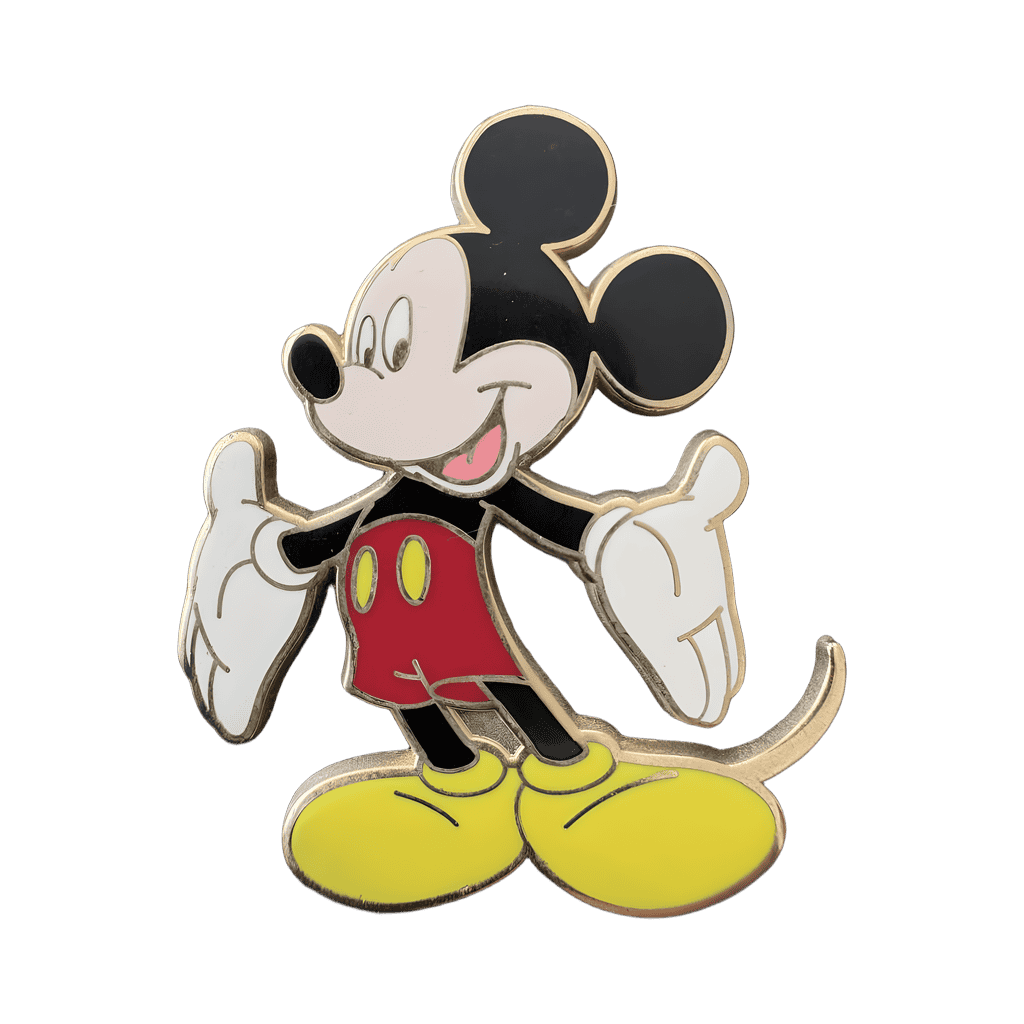 Mickey Mouse arms open Disney pin