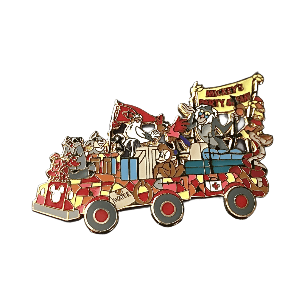 Rafiki and Animal Friends on Parade Float -Party Safari Disney pin