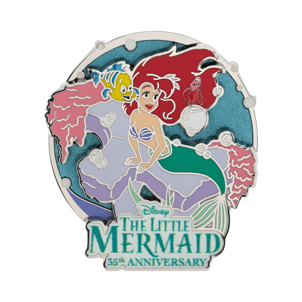 Ariel, Flounder, and Sebastian Disney pin