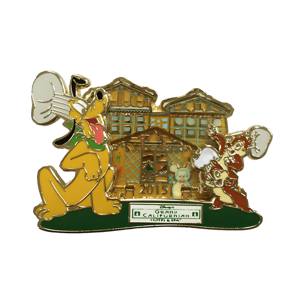 Grand Californian - Pluto with Chip and Dale Disney pin