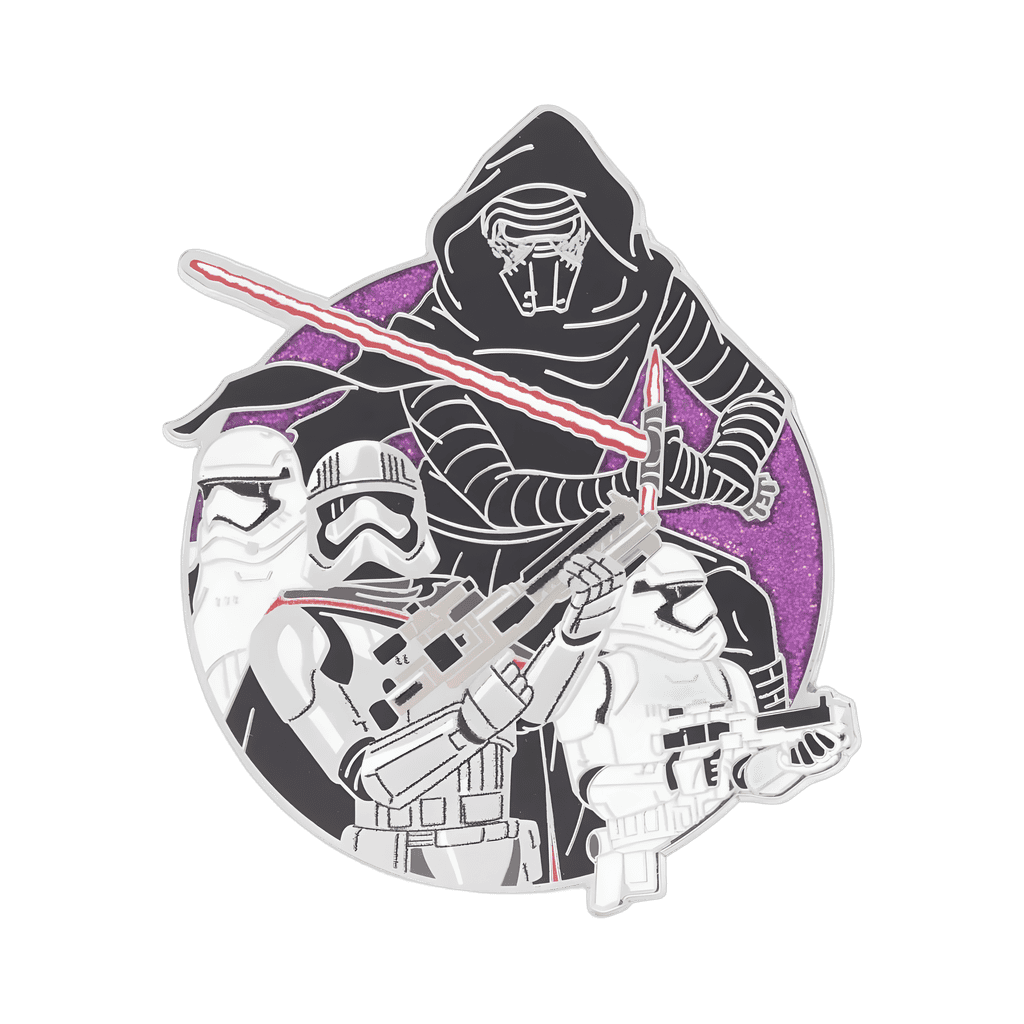 Star Wars First Order- Kylo Ren, Captain Phasma, and Stormtroopers Disney pin