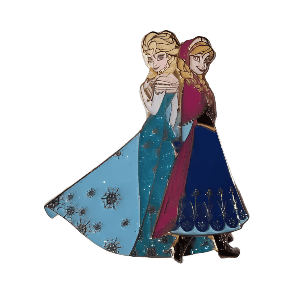 Elsa and Anna Disney pin