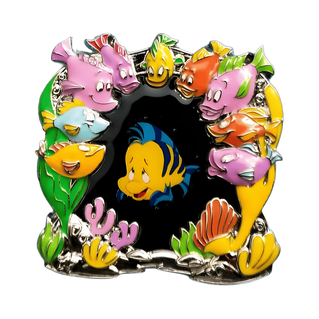 Version 2 - Flounder Disney pin