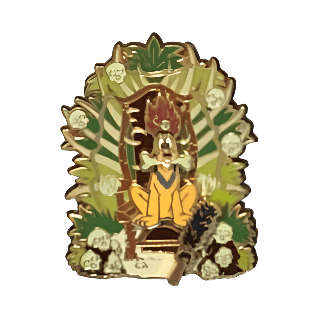 Pluto as the Cannibal King Disney pin