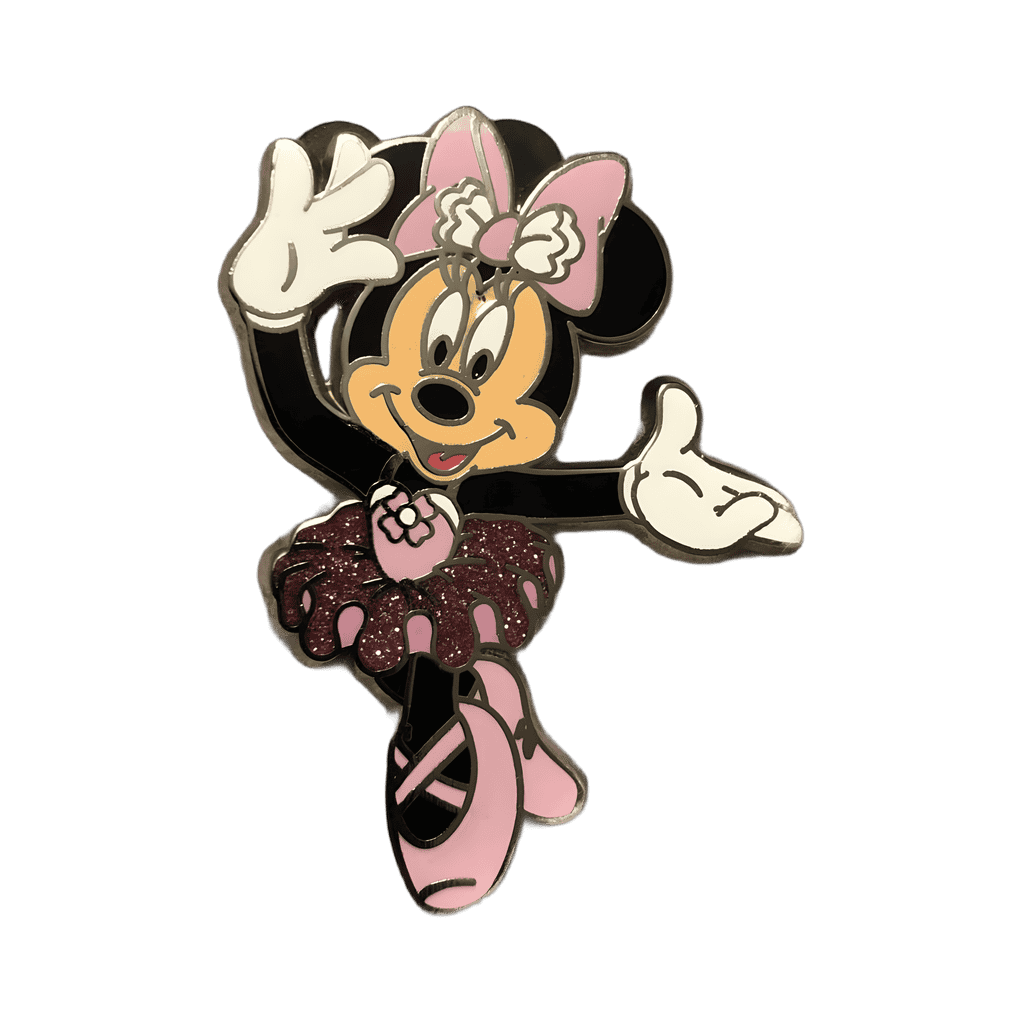 Glitter Ballerina Minnie Mouse Disney pin