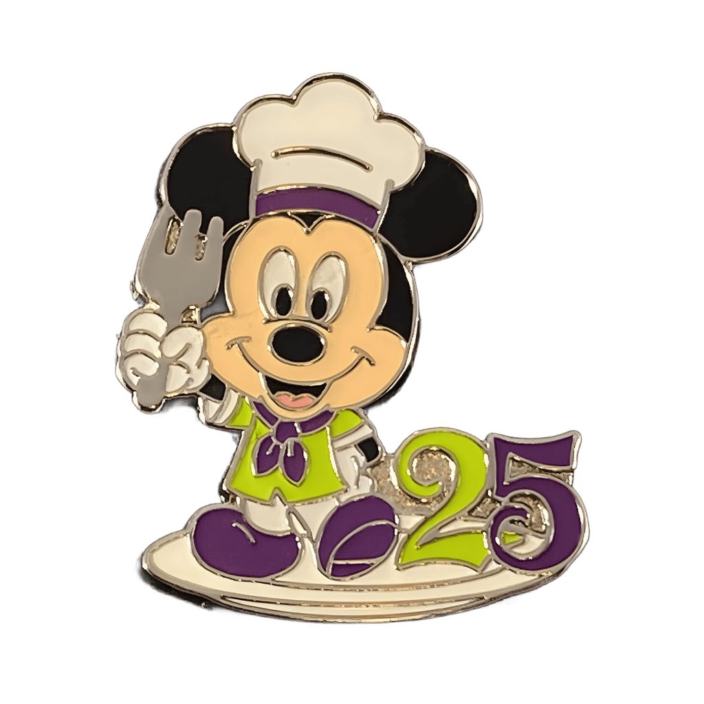 25th Anniversary - Disney a la Carte - Mickey Chef Disney pin