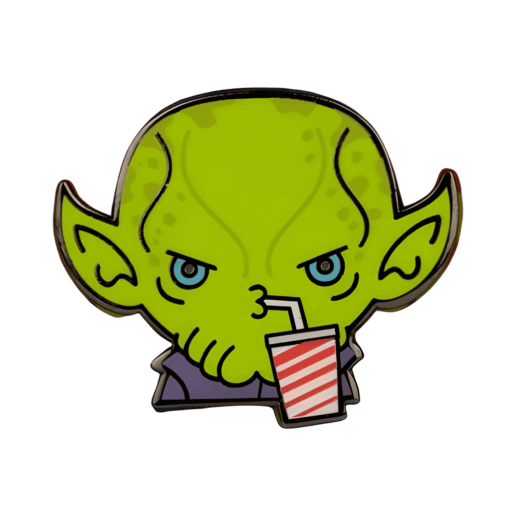 Sipping Talos Disney pin