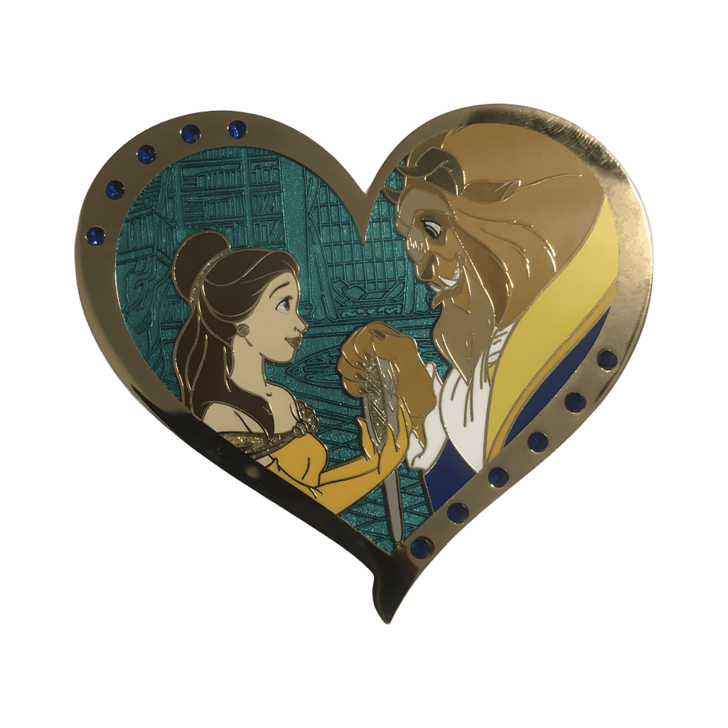Belle and Beast Disney pin