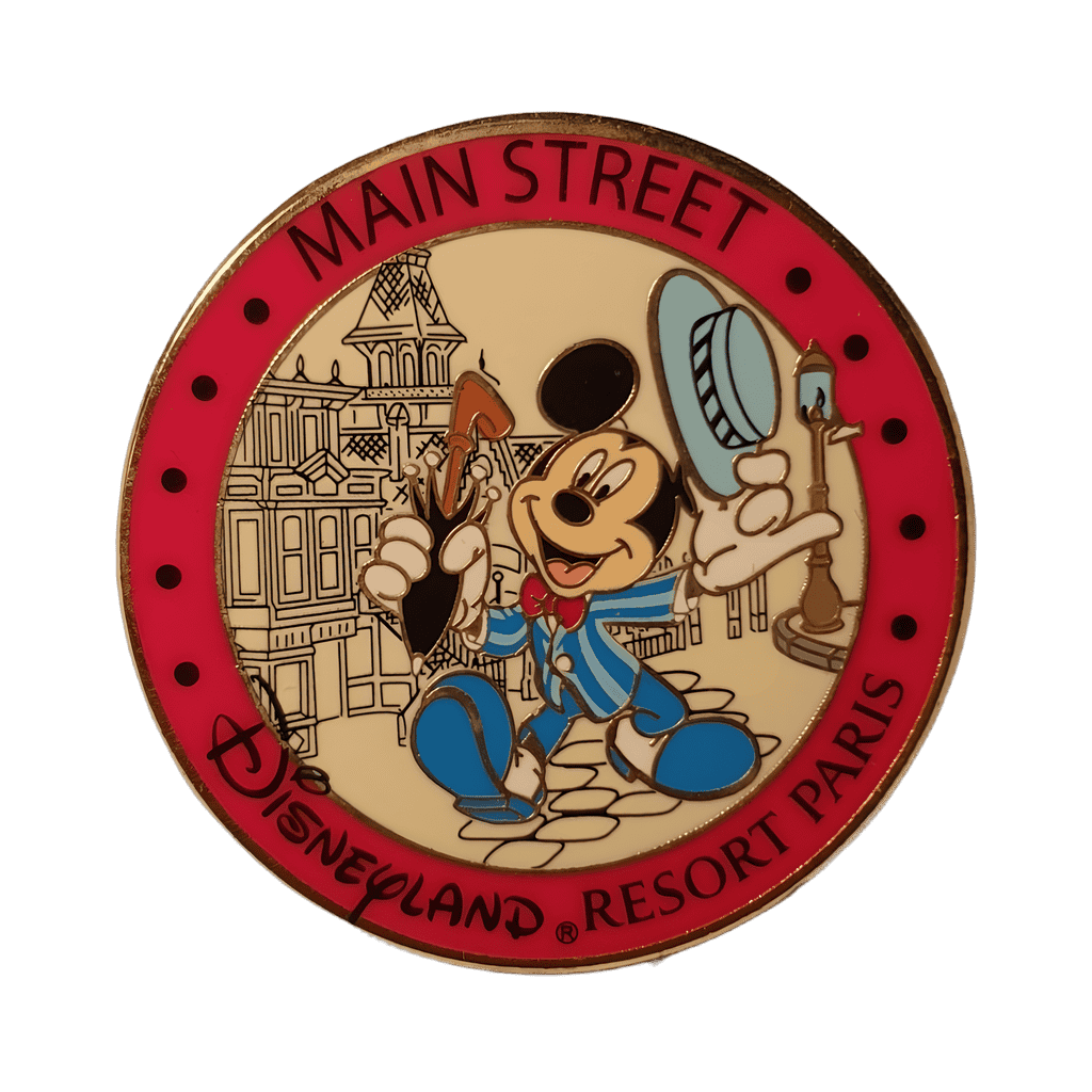 Mickey on Main Street Disney pin