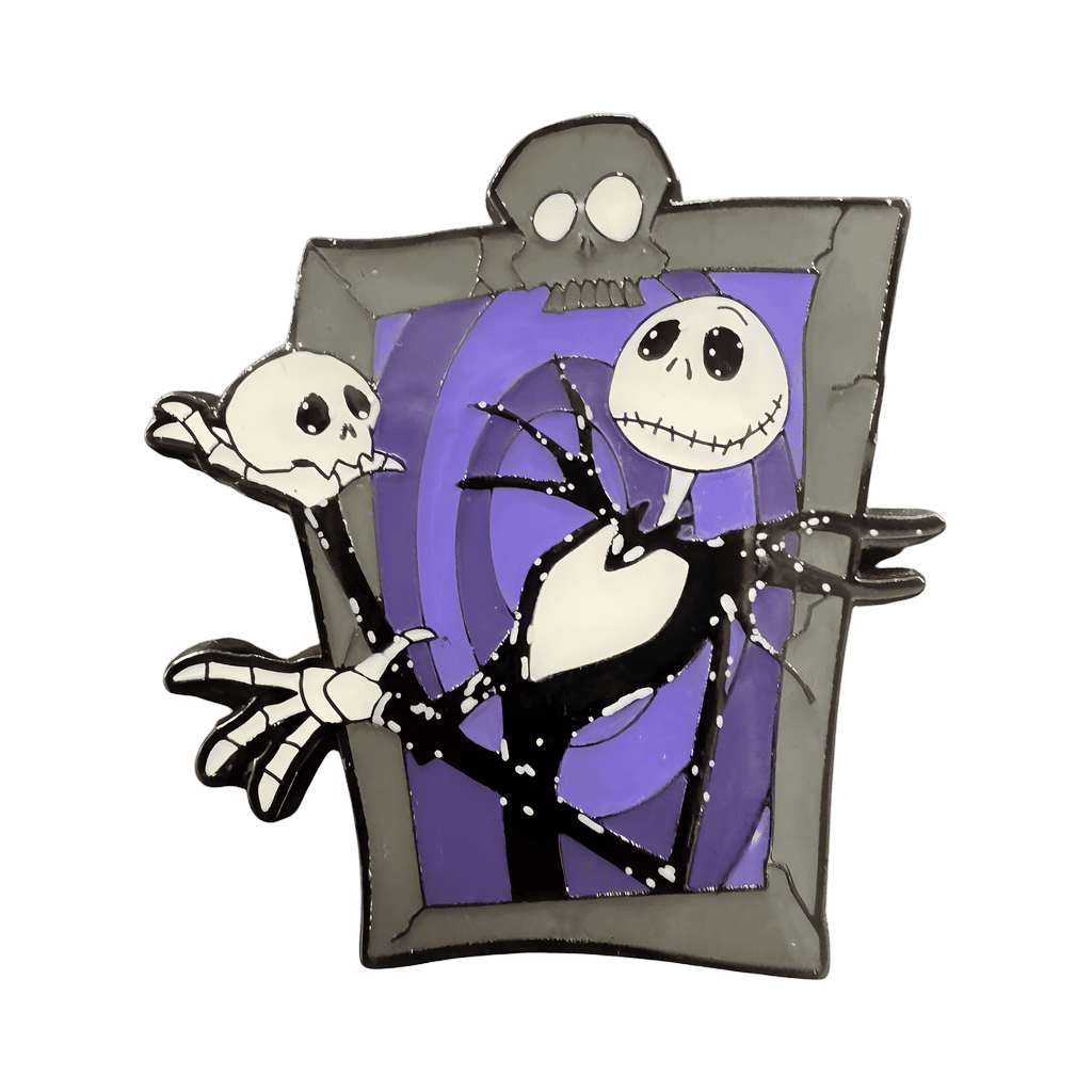 Jack Skellington Frame-Glow in the Dark Disney pin
