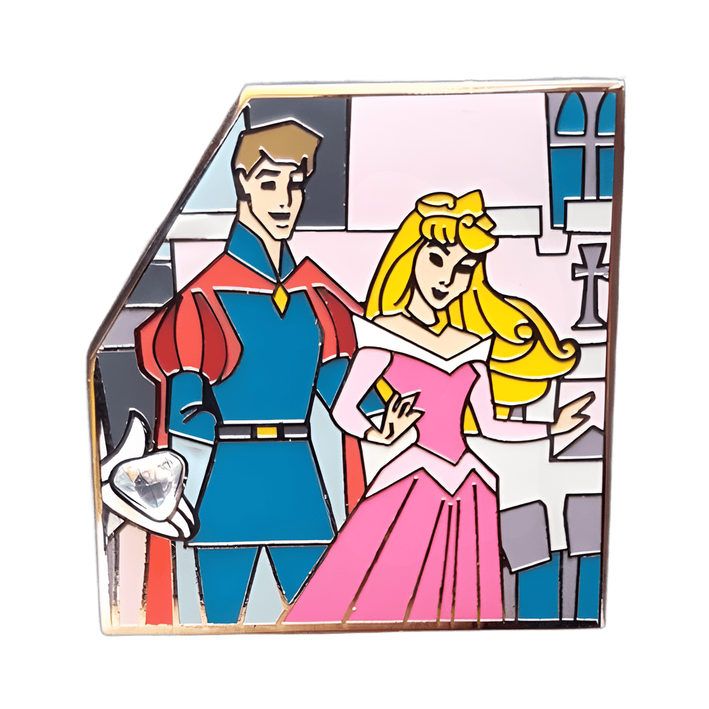Prince Phillip and Aurora Disney pin