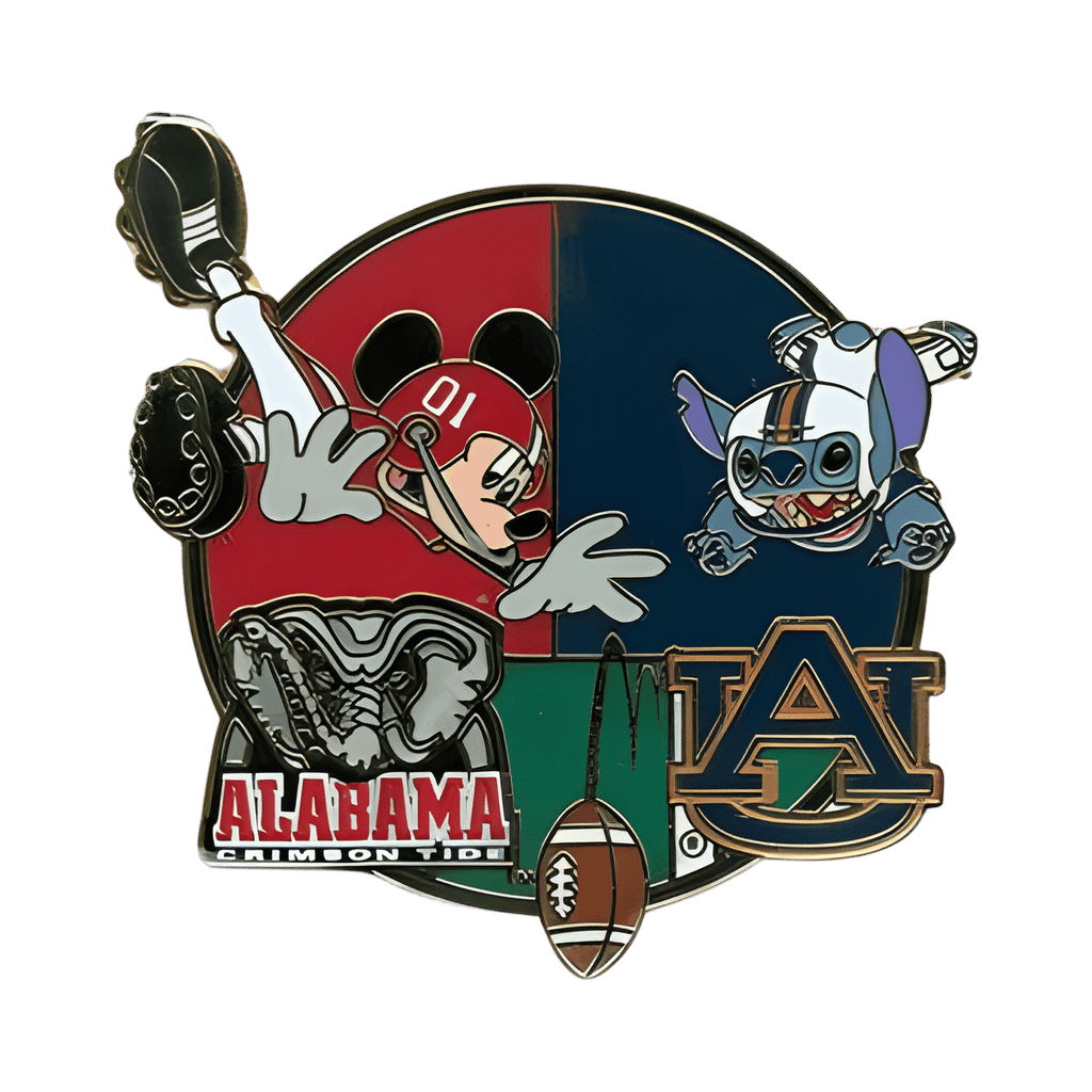 University of Alabama vs. Auburn University Disney pin