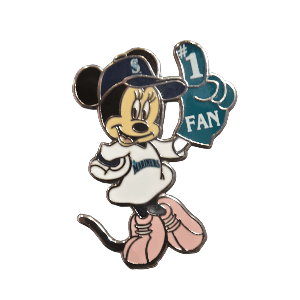 #1 Fan Minnie Mouse Disney pin