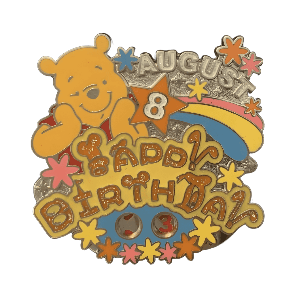 August (Winnie the Pooh) Disney pin