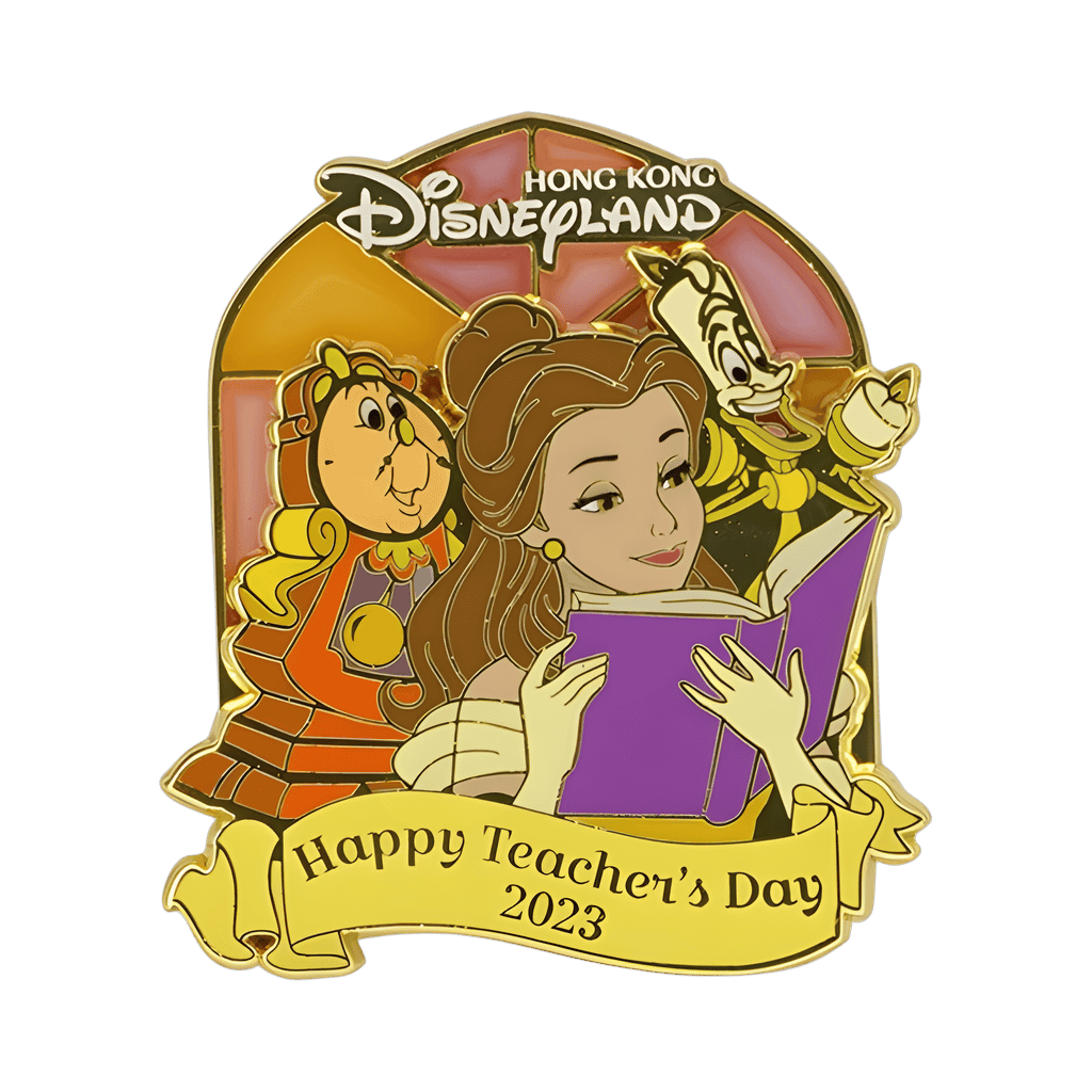 2023 - Belle, Lumiere, and Cogsworth Disney pin