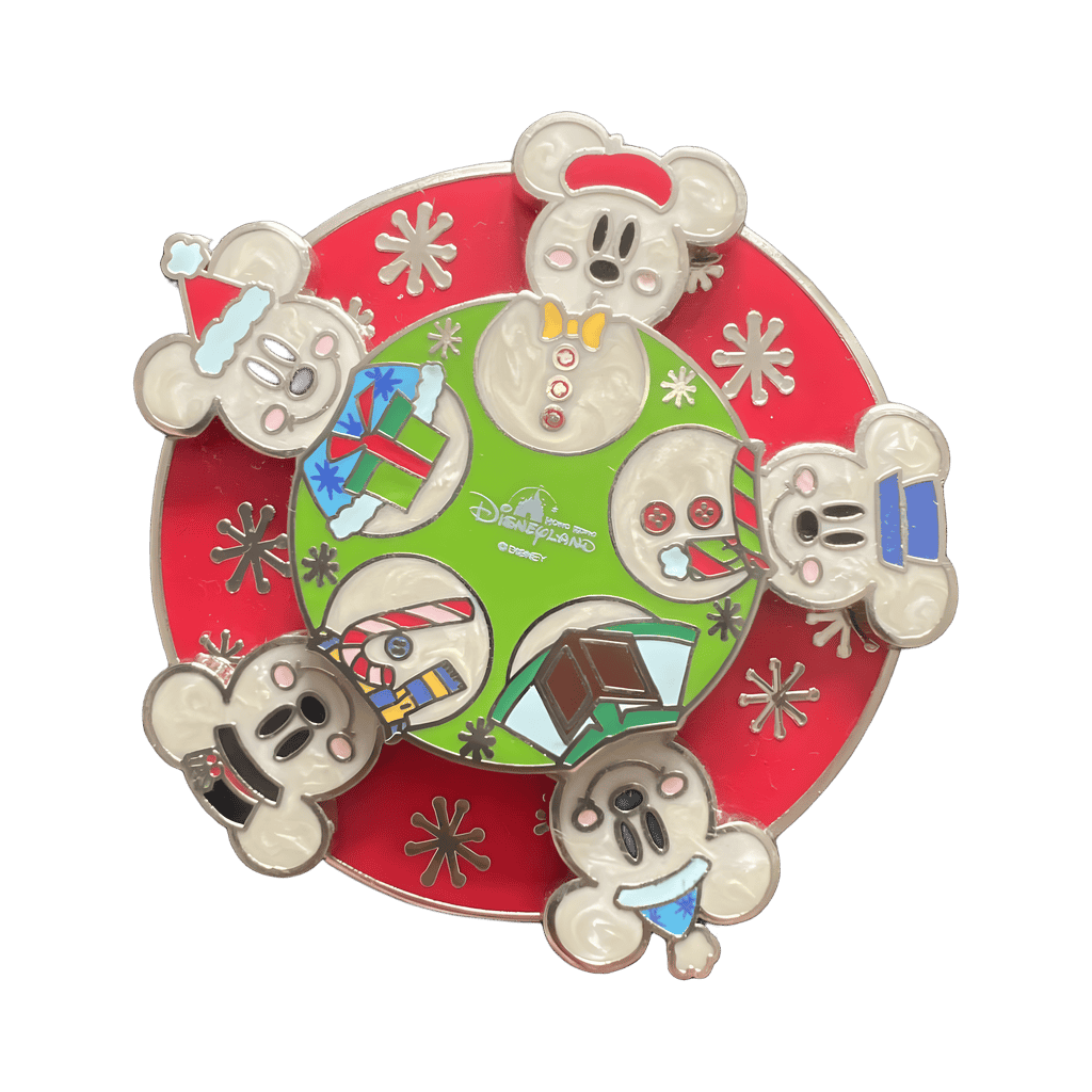 A Sparkling Christmas - Snowman Mickey Spinner Disney pin