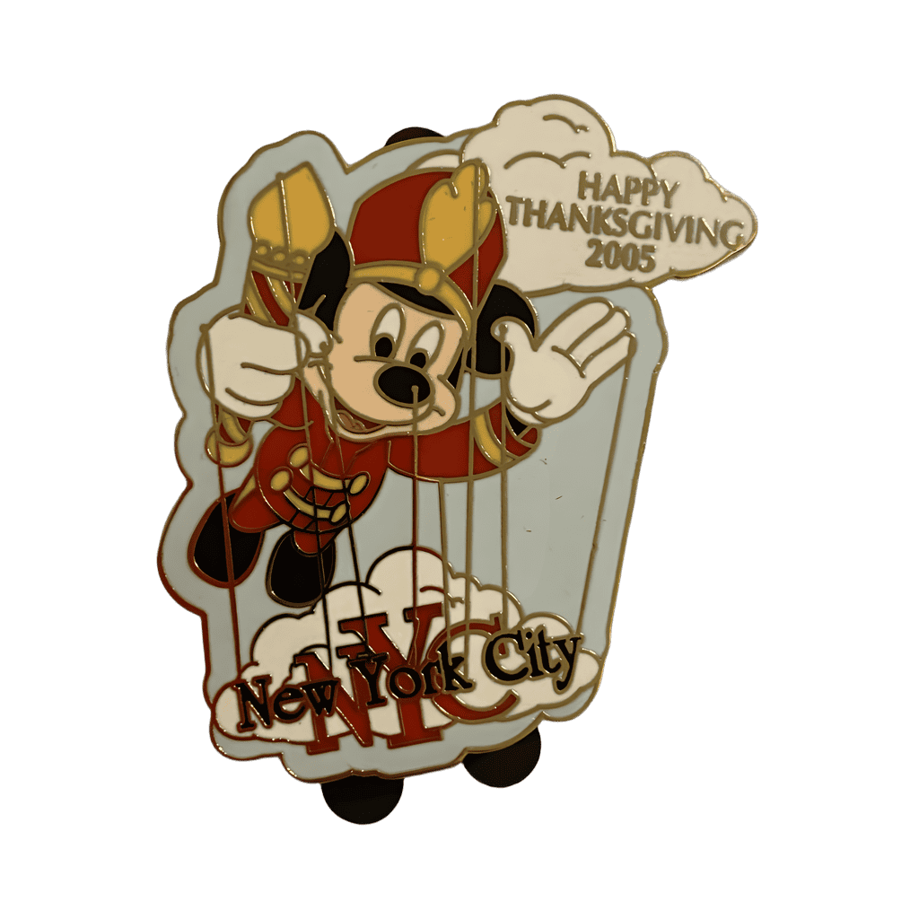 New York City Happy Thanksgiving Mickey Hot air balloon Disney pin