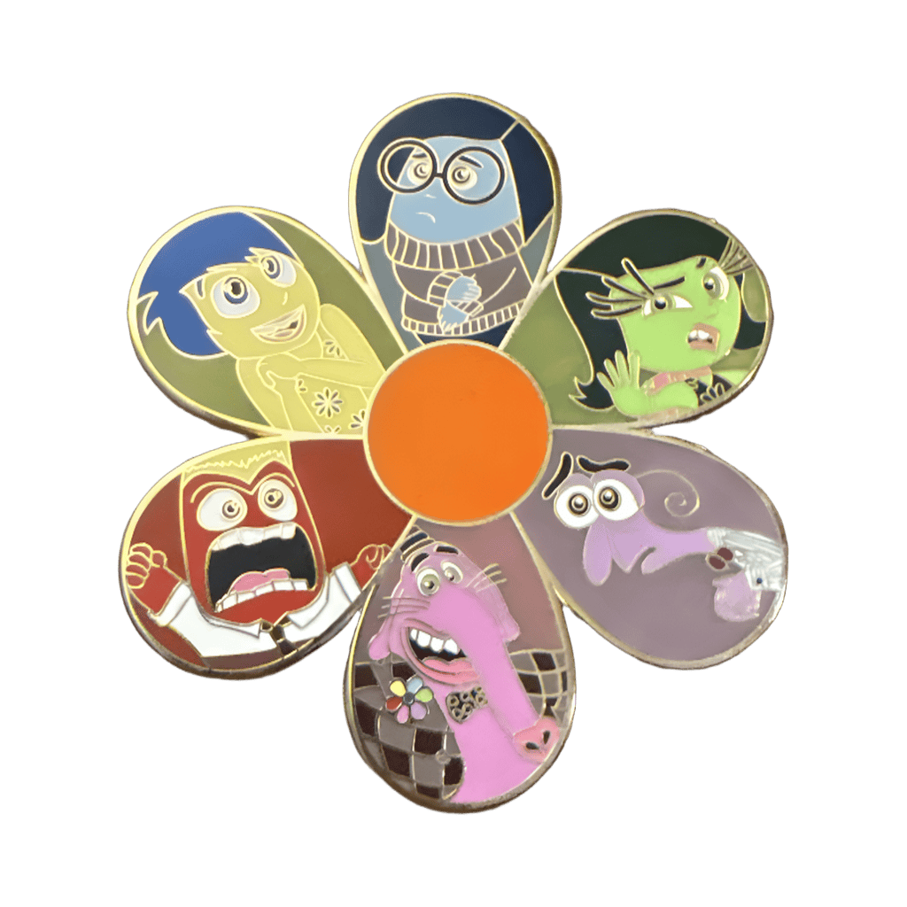 Inside Out Flower of Emotions Disney pin