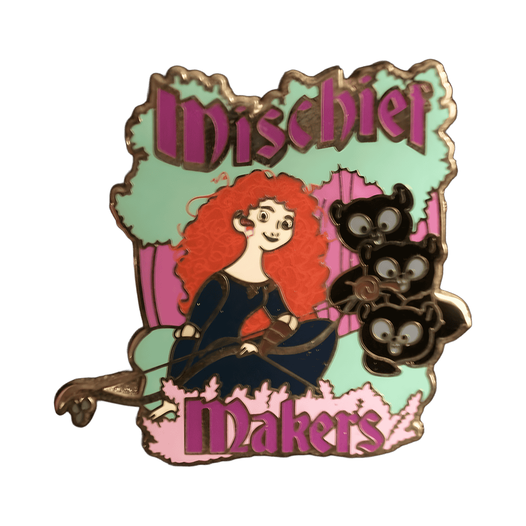 Brave - Merida and Cubs - Mischief Makers Disney pin