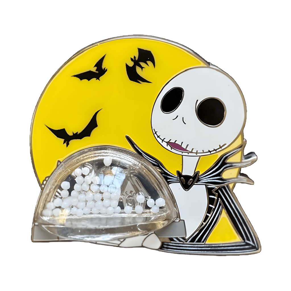 Jack with Zero Globe Disney pin