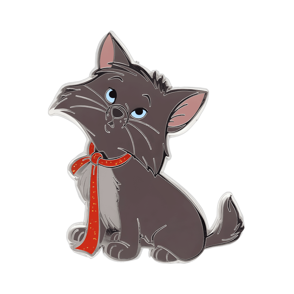 Berlioz Glitter Bow Disney pin