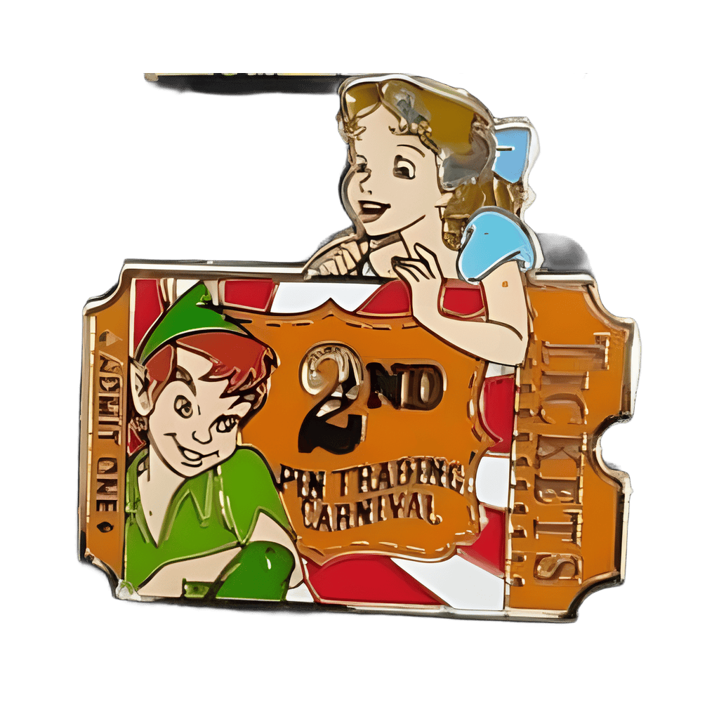 Peter Pan and Wendy Disney pin