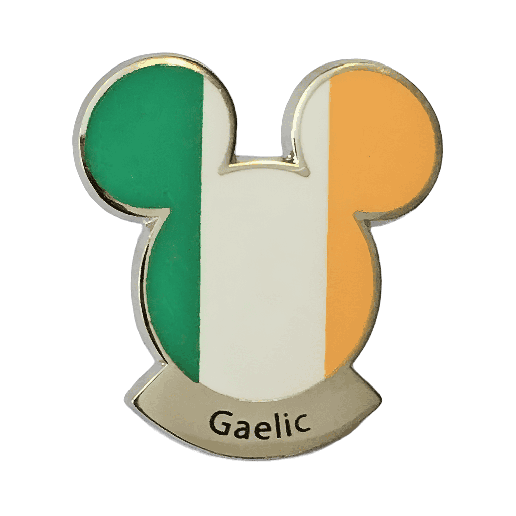 Gaelic - Irish flag Disney pin