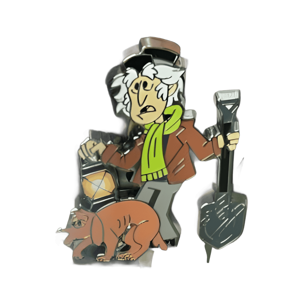 Haunted Mansion Boxed Set — Caretaker and His Dog Disney pin
