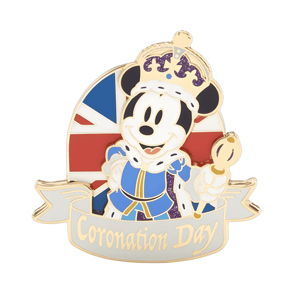 Mickey Mouse Coronation Day Disney pin
