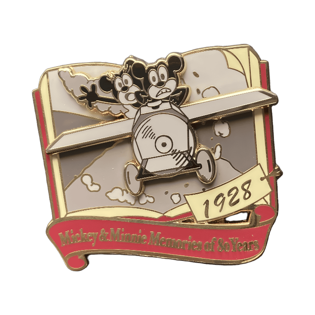 Minnie Mouse and Mickey Mouse Disney pin