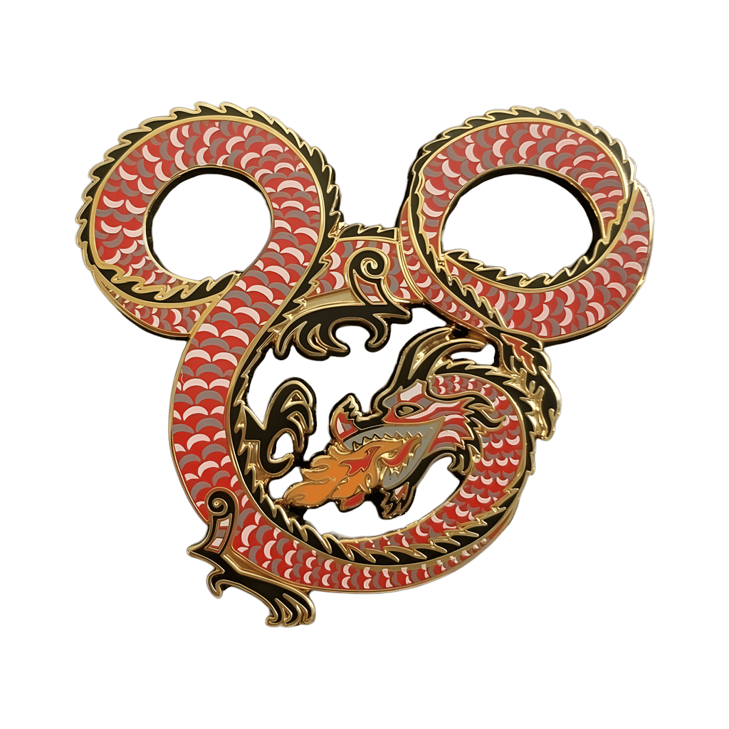Red Disney pin