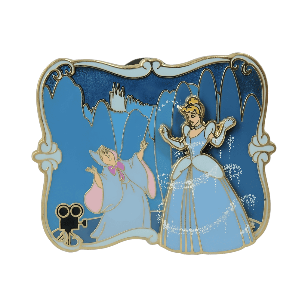 Cinderella and Fairy Godmother Disney pin