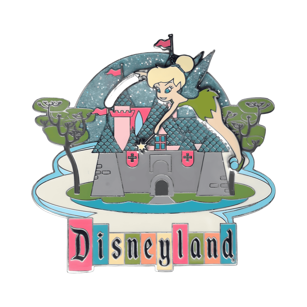 Tinker Bell over Castle Disney pin