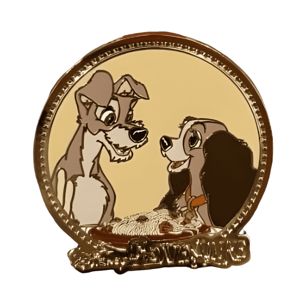 Lady and the Tramp Disney pin