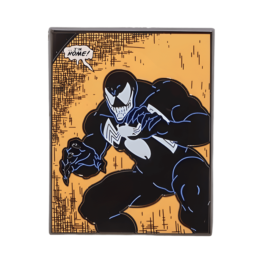 Venom “I’m home” comic panel Disney pin