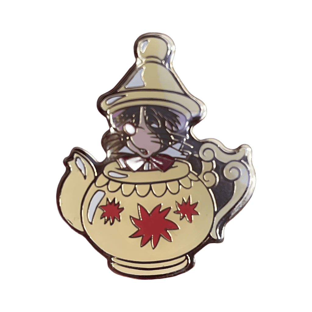 Dormouse in teapot Disney pin