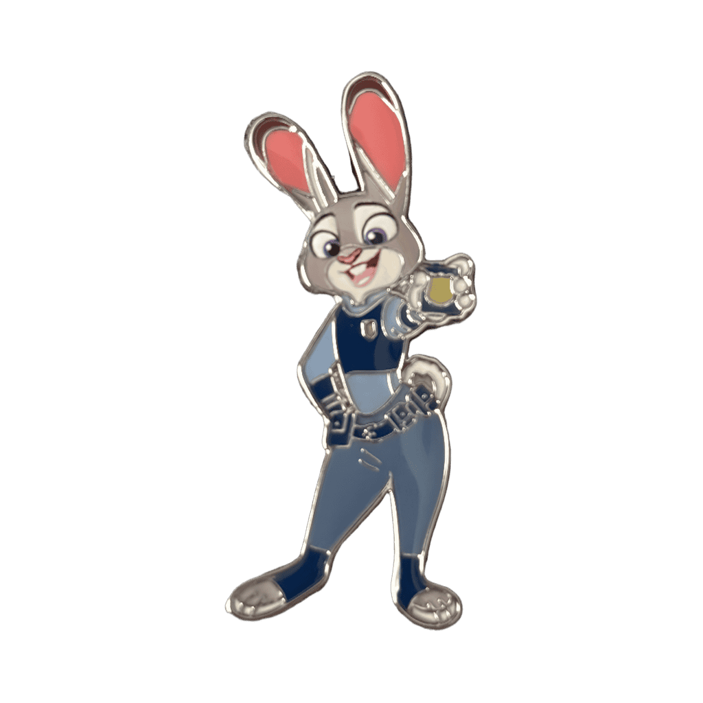 Judy Hoops with Badge Disney pin