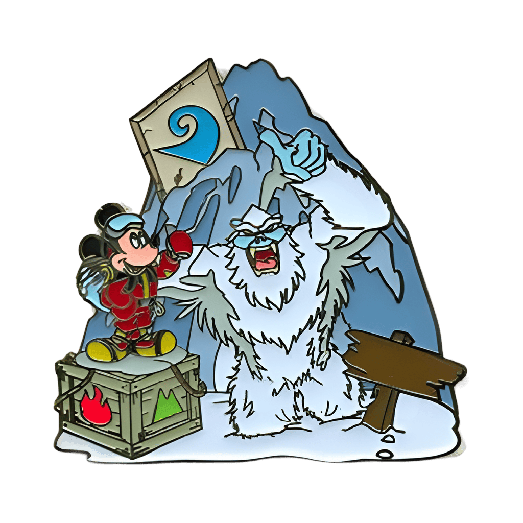 Mickey with Yeti Disney pin