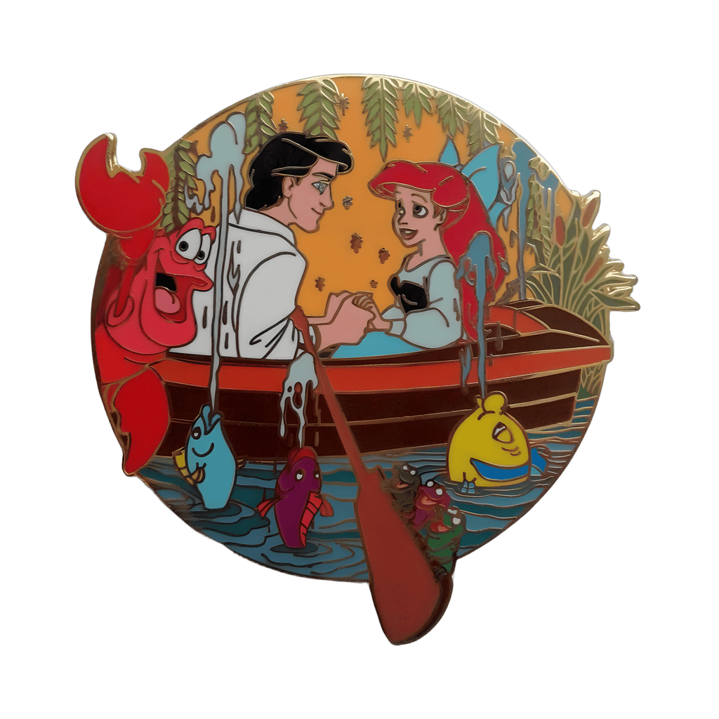 Ariel and Eric Kiss the Girl Disney pin