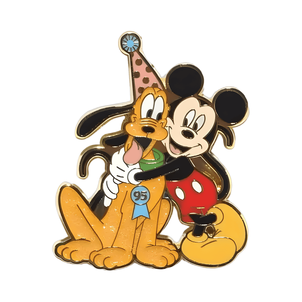 Pluto and Mickey Birthday Disney pin