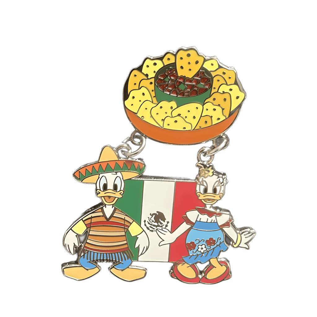 Donald and Daisy - Mexico - Nachos Disney pin