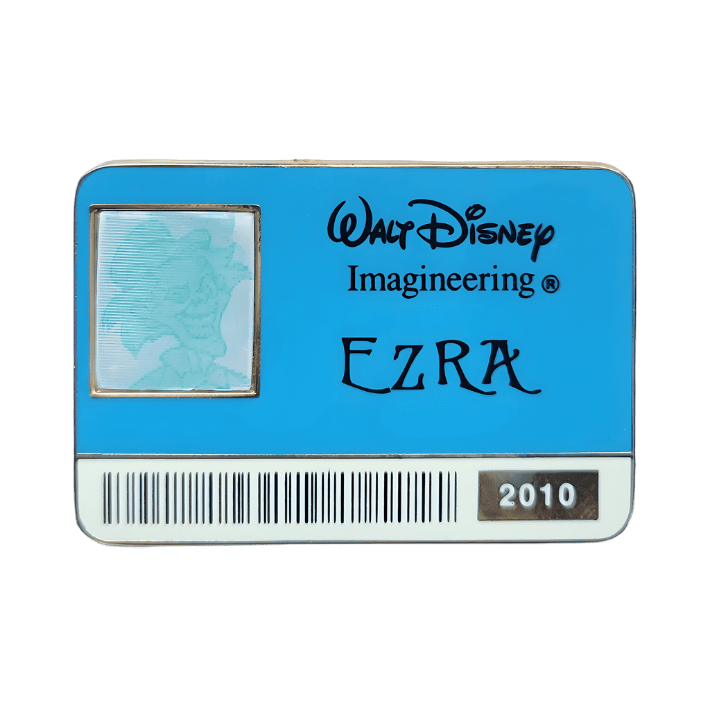 WDI Hitchhiking Ghost Lenticular Badge: Ezra Disney pin