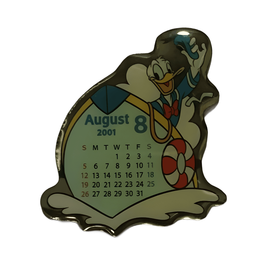 August - Donald Disney pin