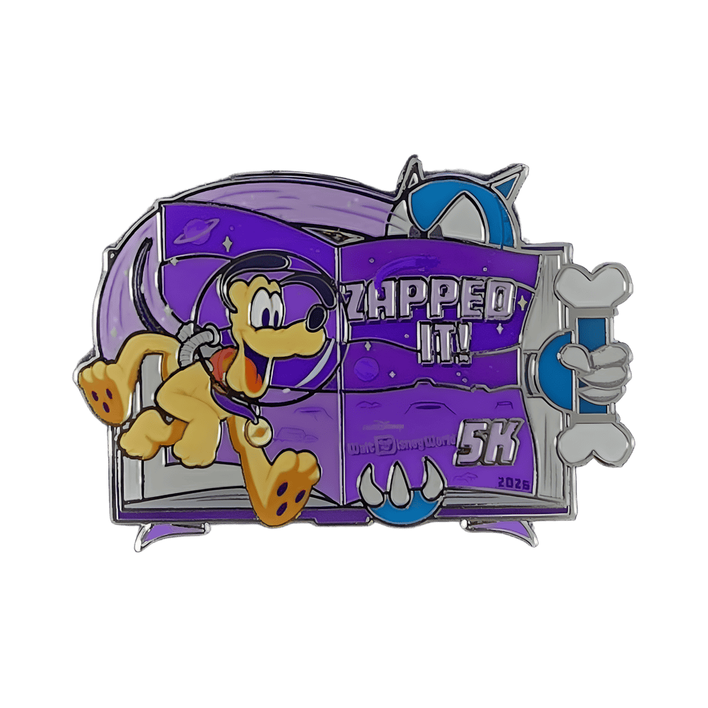 Marathon Weekend 2026- Pluto Zapped It! 5K Disney pin