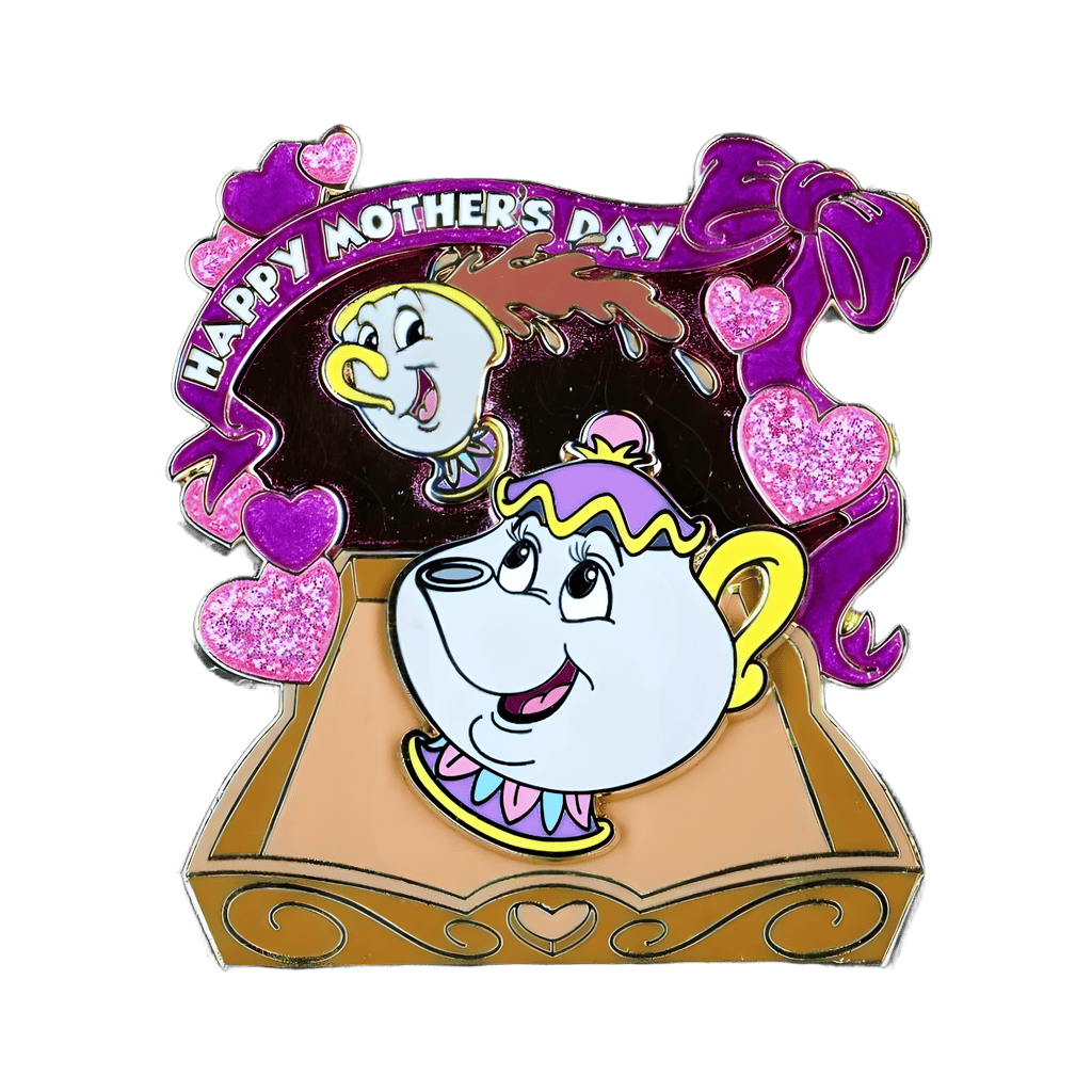 Mrs. Potts and Chip Disney pin
